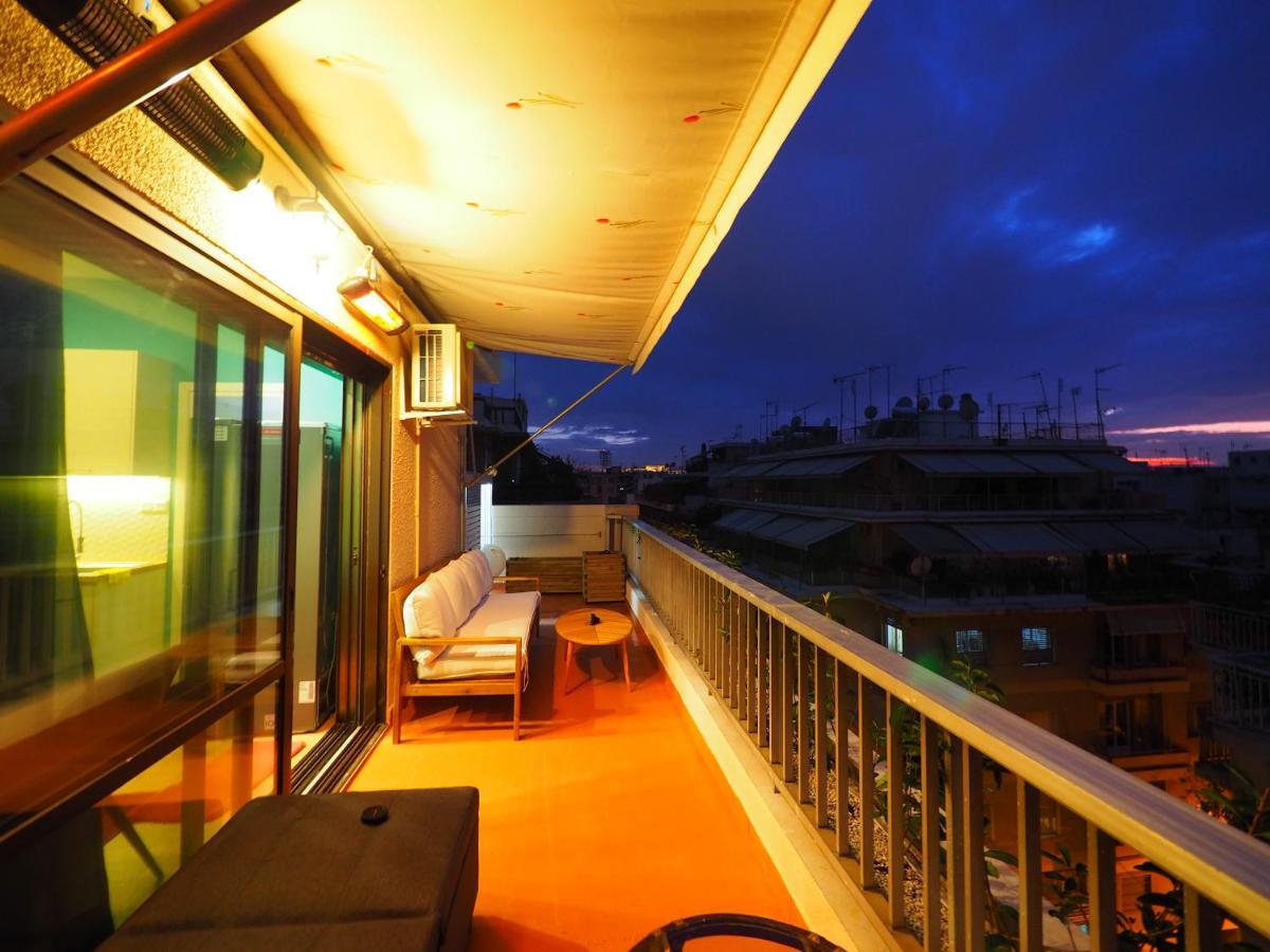 Sophia'S Penthouse Apartment With Jacuzzi And Acropolis View From Big Terrace Athens Luaran gambar